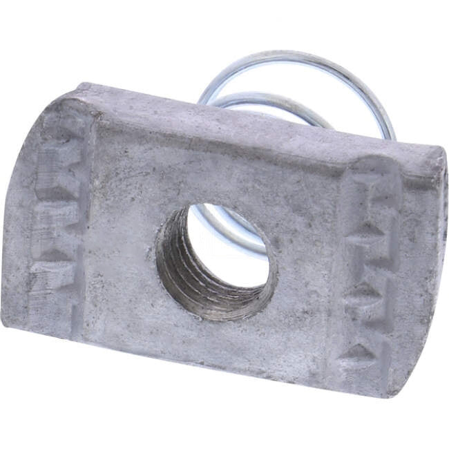 Impres Channel Nut Short Spring M10 Hot Dip Galvanised