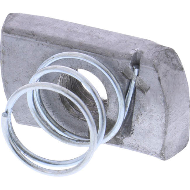 Impres Channel Nut Short Spring M10 Hot Dip Galvanised