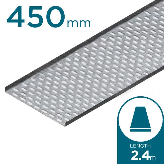 Impres Admiralty Pattern Tray 450mm x 2.4 Metre Cable Tray Galvabond