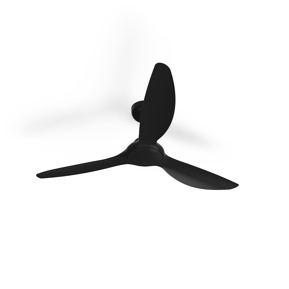 Atom 1320mm (52') IBIZA DC 3 Blade Ceiling Sweep Fan With ABS Blades Black