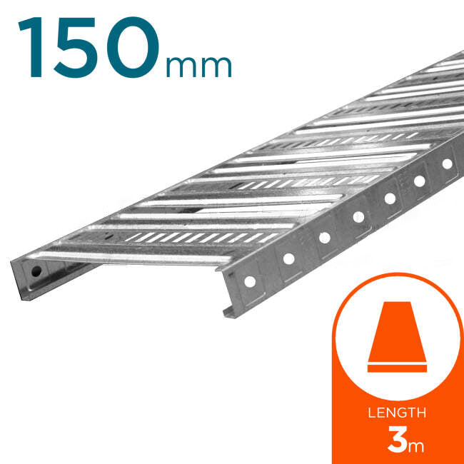 Impres 150mm x 3 Metre LT3 Tray Hot Dipped Galvanised
