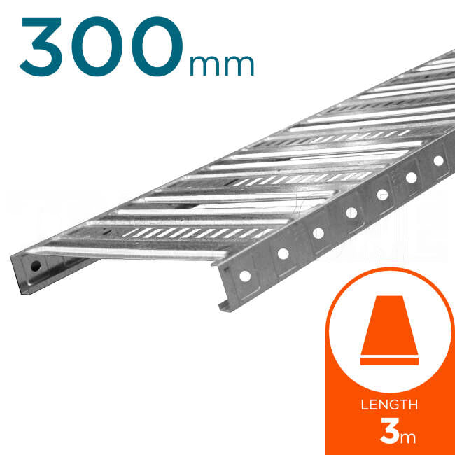 Impres 300mm x 3 Metre LT3 Tray Hot Dipped Galvanised