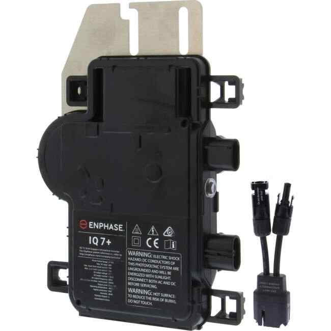 Enphase IQ 7 PLUS Microinverter 295VA Multi Phase MC4 DC Connectors Compatible With 60 Cell And 72 Cell Solar Panels Tindo 3PL S - Default Title (IQ7PLUS722INT)