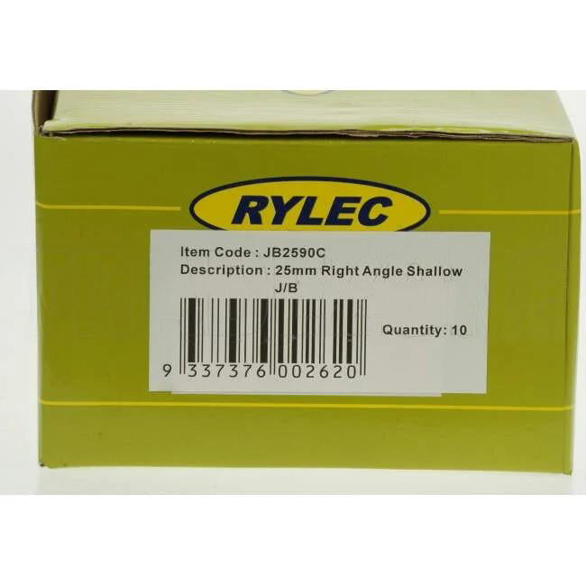 GTS 25mm 2 Way 90 Degree Shallow Round Junction Box