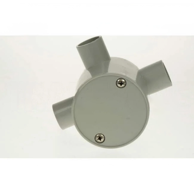 GTS 20mm 3 Way Deep Round Junction Box
