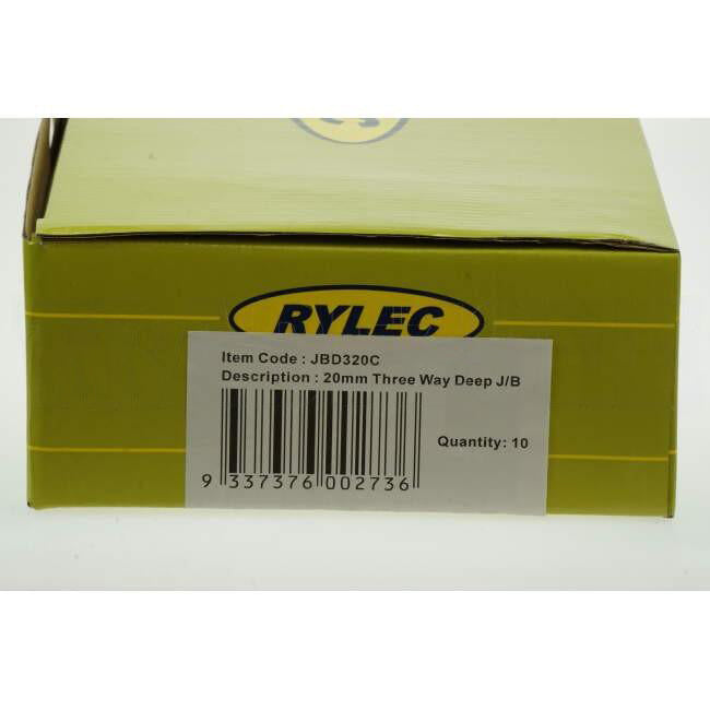 GTS 20mm 3 Way Deep Round Junction Box