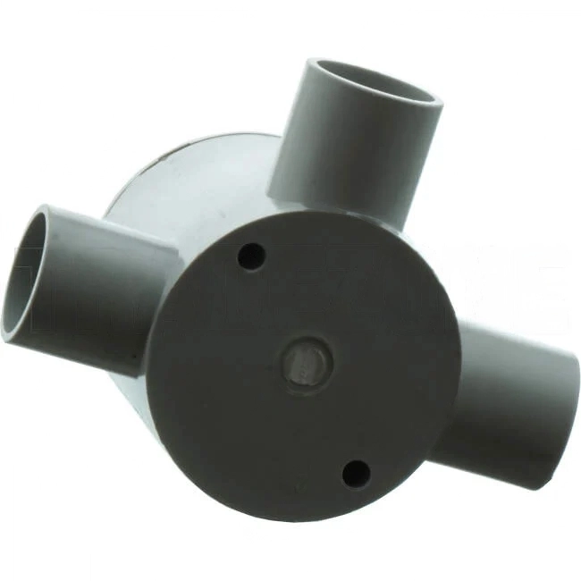 GTS 25mm 3 Way Deep Round Junction Box