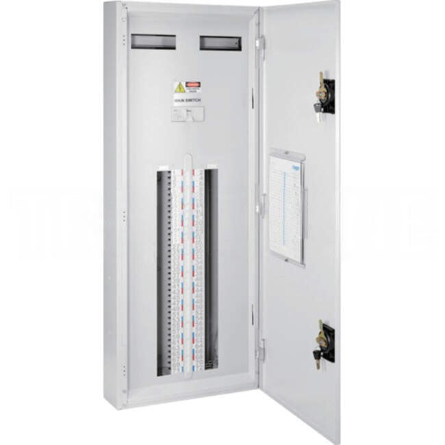 Hager 72 Pole INVICTA Distribution Board With 160 Amp Isolator Switch
