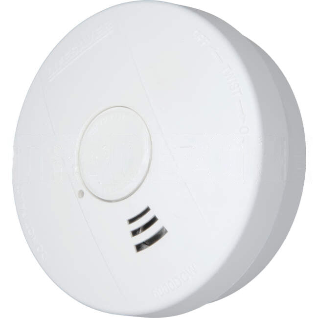 PSA Surface Mounted Wireless Interconnected Smoke Alarm With Rechargeable Lithium Battery Backup