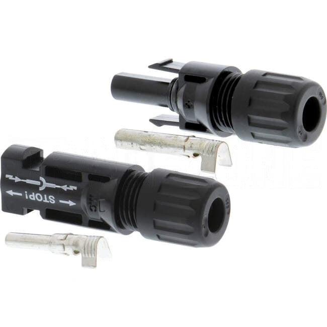 Genuine Male & Female MC4 1000V DC Multi Contact To Suit 4-6mm2 Cable Pack of 100