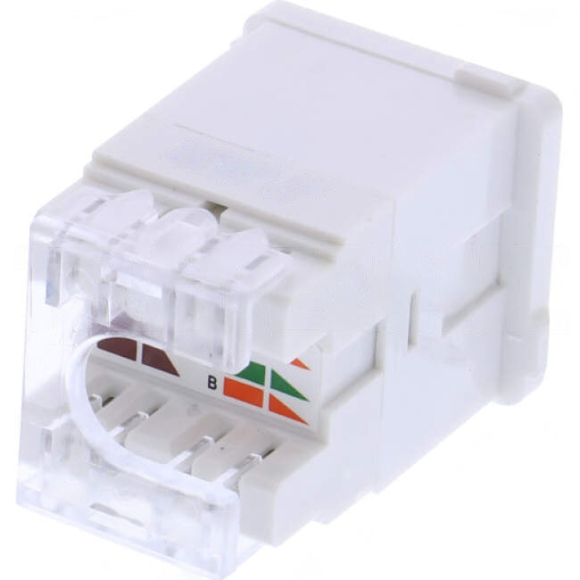 Molex POWERCAT 6 MOD-Clip DataGate Jack White