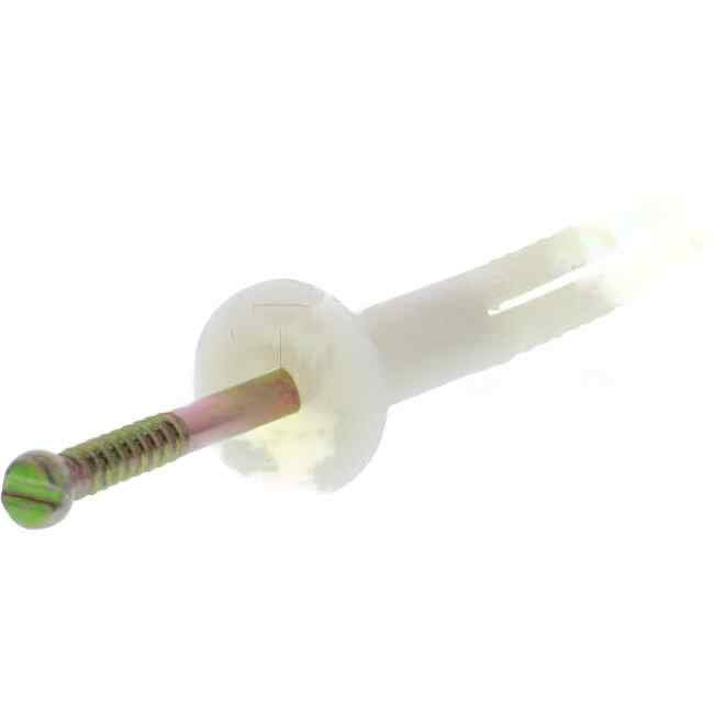 Powers 6.5mm x 50mm Nylon Anchor Mushroom Head Pack Of 100 - Default Title (MN6550PWR)