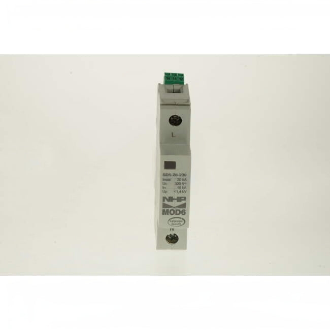 NHP 1 Pole 1 Module 20kA MOD6 Surge Protection Diverter