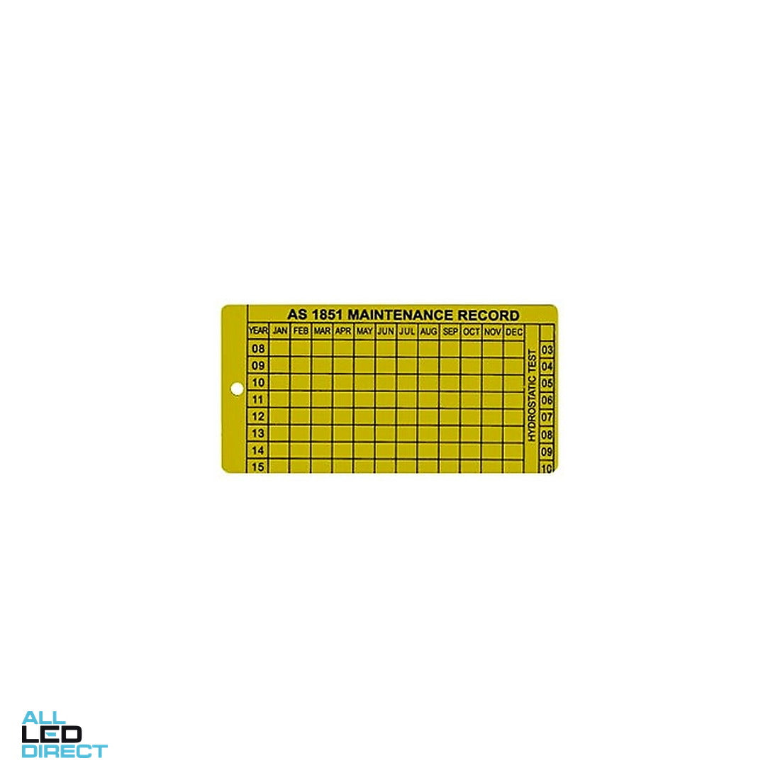 Firebox AS1851 Aluminium Maintenance Tag ALL LED Direct