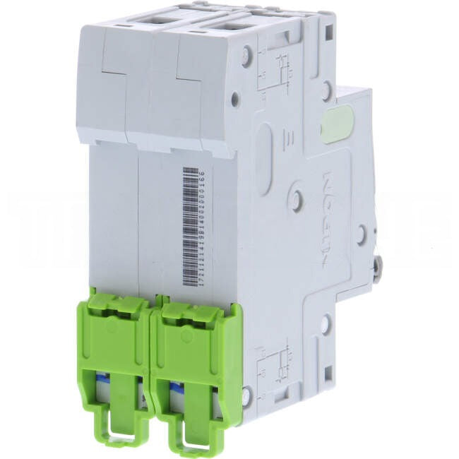 Noark 16 Amp DC EX9BP-N Miniature Circuit Breaker MCB 2 Pole K Curve 10kA