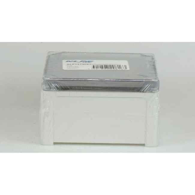 NHP N-Line 130mm W x 130mm H x 75mm D Square Adaptable Box With Clear Lid - Default Title (NLP131308T)