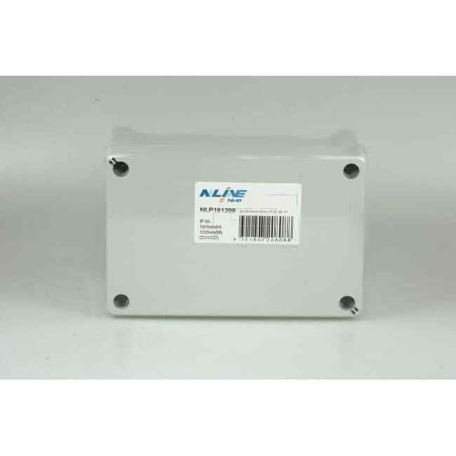NHP N-Line 122mm W x 187mm H x 90mm D Rectangle Adaptable Box With Opaque Lid - Default Title (NLP191209)