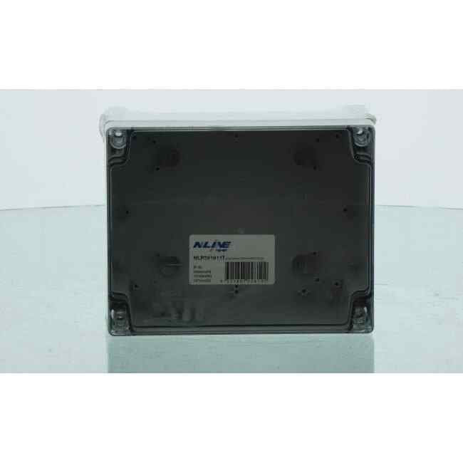 NHP N-Line 191mm W x 240mm H x 107mm D Rectangle Adaptable Box With Clear Lid - Default Title (NLP241911T)