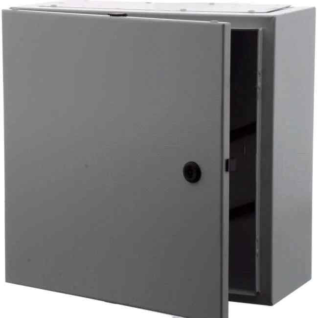 NHP N-Line 400mm W x 400mm H x 210mm D Steel IP66 Enclosure Grey - Default Title (NLS0404021)