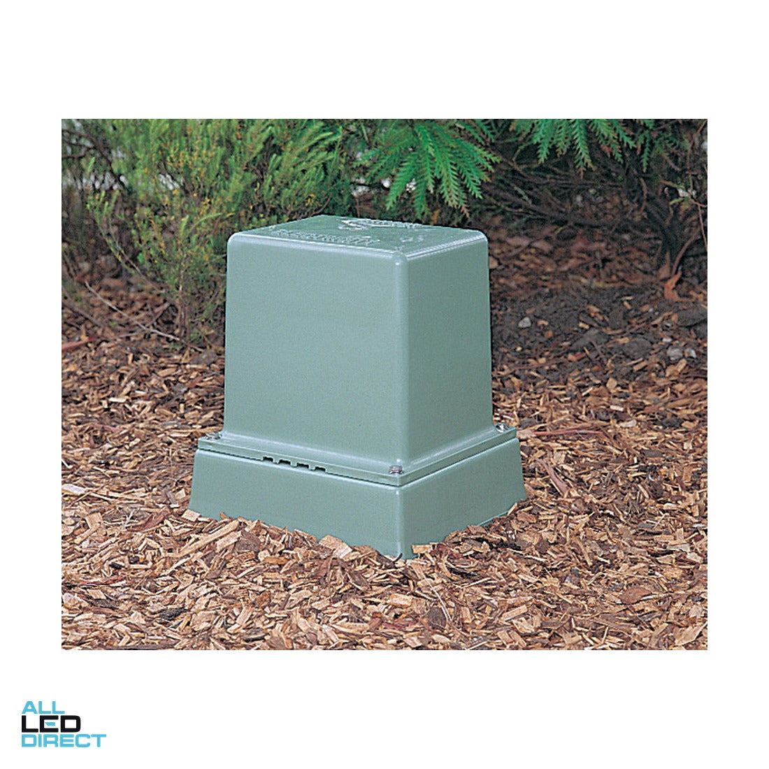 Cabac Short Pillar Lid & Base Vent With Standard D-Bolt Pattern Green ALL LED Direct