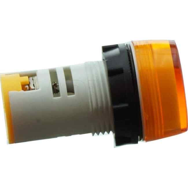 Dore 22mm LED Pilot Light Yellow 240V AC - Default Title (PL22Y240LED)