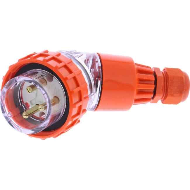 GEN3 20 Amp 3 Pin Angled Plug With Round Pin - Default Title (PLAR320)