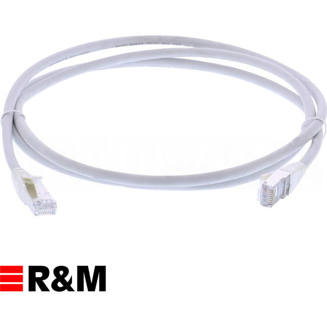 Reichle & De-Massari 2.0m RJ45 CAT6A Patch Lead Moulded Grey