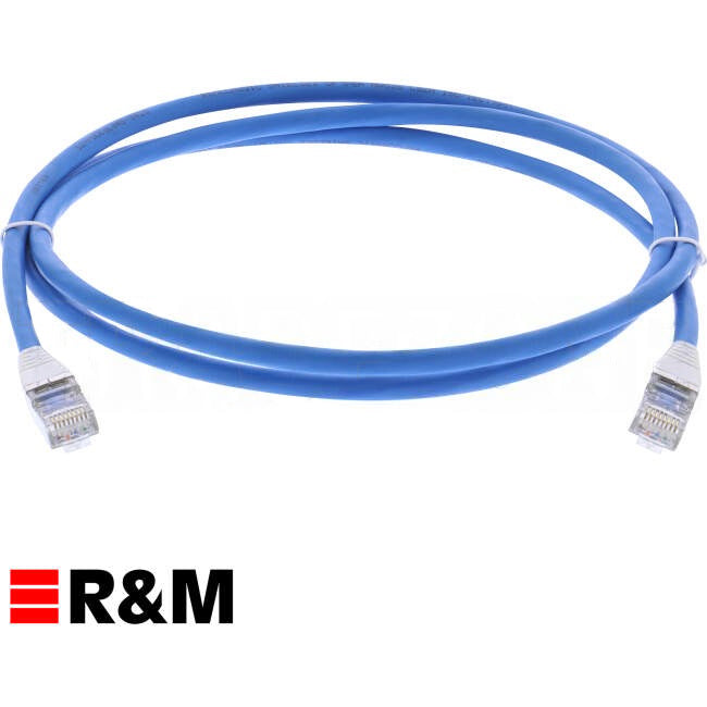 Reichle & De-Massari 3.0 Metre RJ45 CAT6A Patch Lead Moulded Black