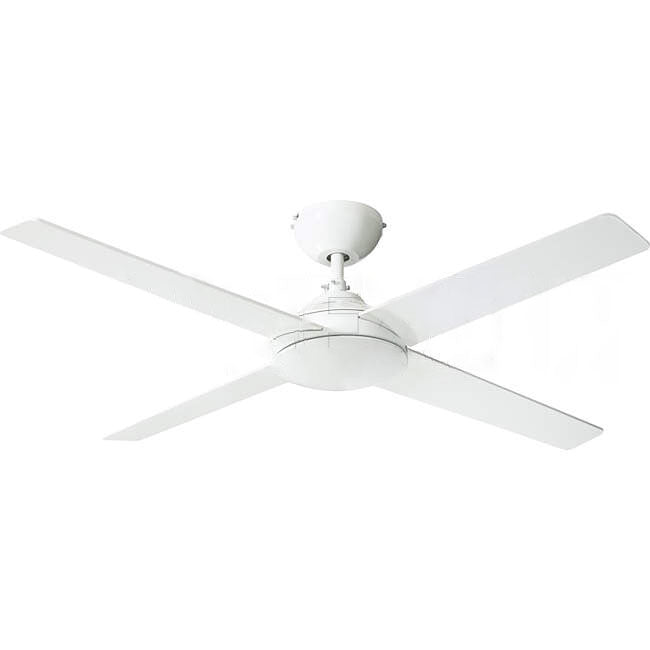 Legrand 1220mm (48') INSPIRE 4 Blade Ceiling Sweep Fan With Wall Switch White