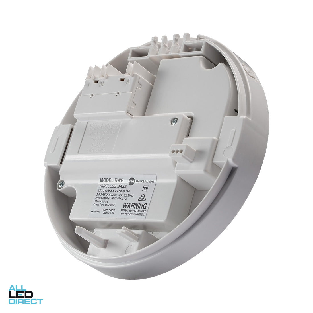 Red Smoke Alarms Wireless Smoke Alarm Mounting Base With 10 Year Li Backup For Use With R240 & R240RC ALL LED Direct