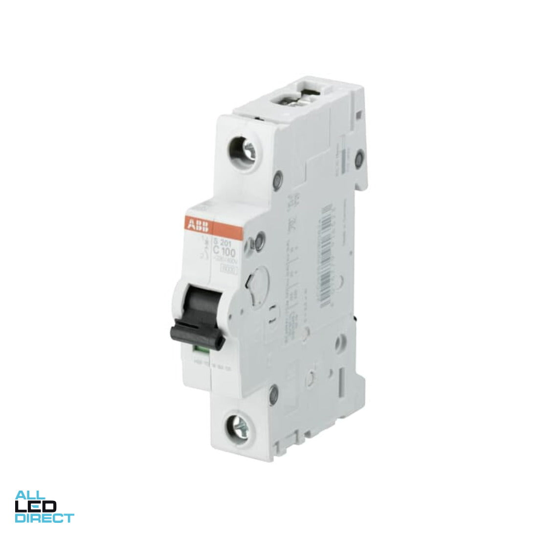ABB 100 Amp Miniature Circuit Breaker MCB C Curve 1 Pole 6kA
