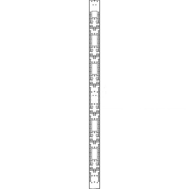 SharkRack Universal 120mm Multifunction PDU & Cable Tray 27U
