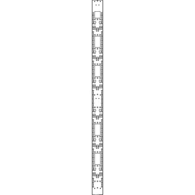 SharkRack Universal 120mm Multifunction PDU & Cable Tray 45U