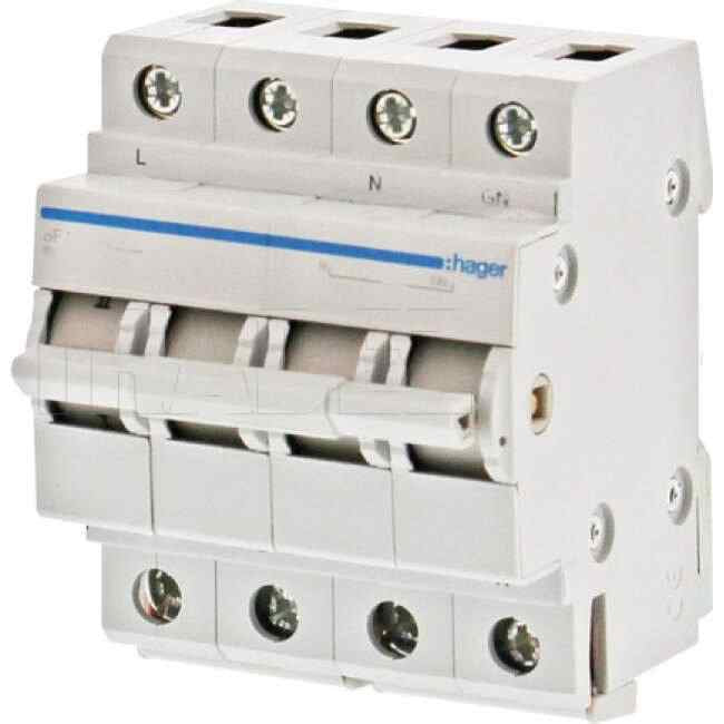 Hager 63 Amp 2 Pole Change Over Switch 4.5kA - Default Title (SF263)