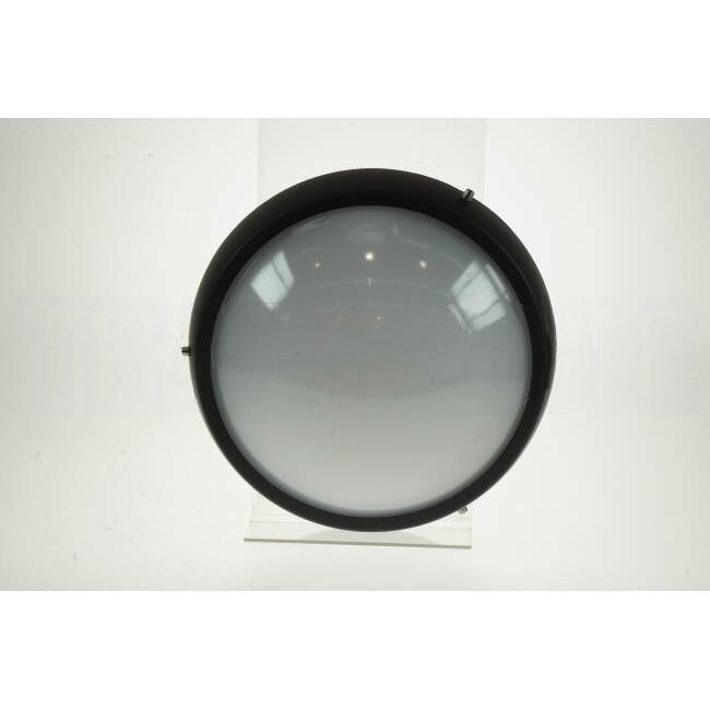 SAL 6 Watt 165mm BUTTON Surface Mounted Weatherproof IP65 Circular LED Bunker Light Black 5000k