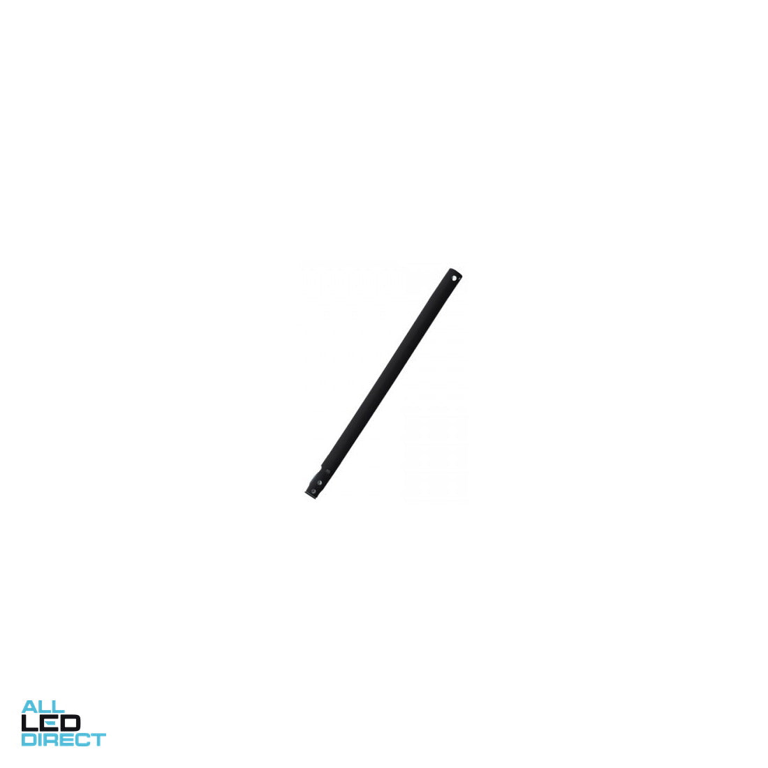 Ventair 900mm SPYDA Sweep Fan Extension Rod Black With Wiring Loom & Quick Connect ALL LED Direct