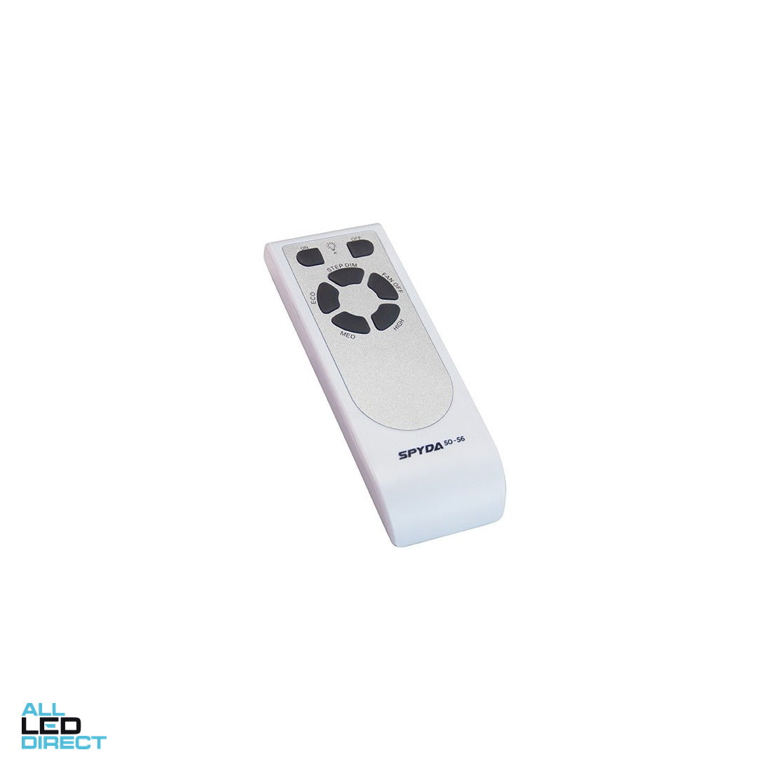 Ventair 3 Speed Ceiling Fan Remote Sweep Fan SPYDA White ALL LED Direct