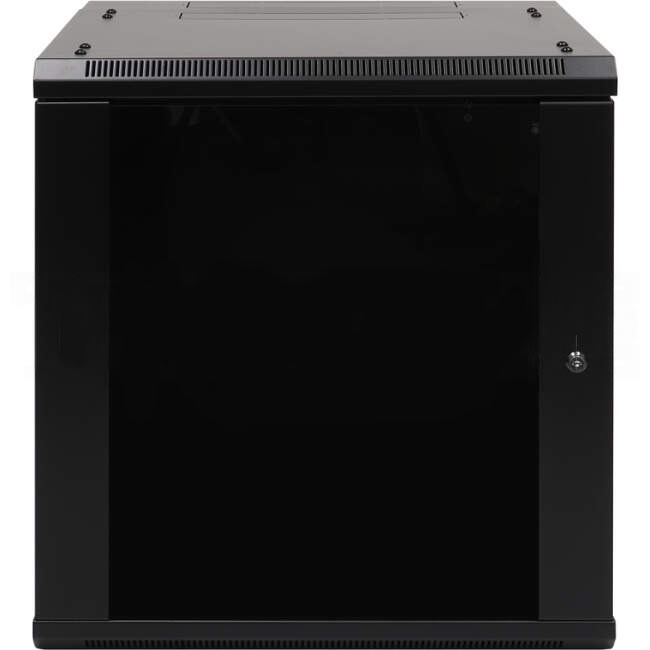 SharkRack 12RU 600mm x 550mm Wall Mounted Rack Hinged