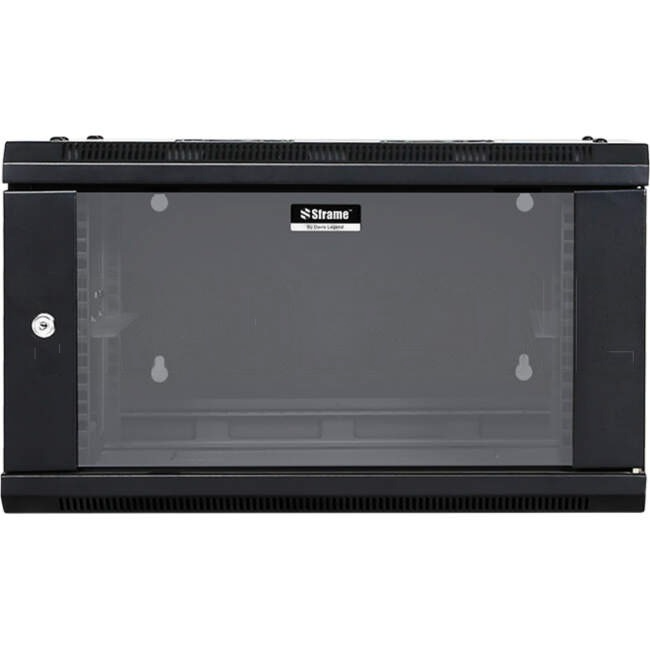 SharkRack 6RU 600mm x 550mm Wall Mounted Rack Hinged
