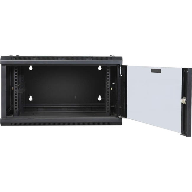 SharkRack 6RU 600mm x 550mm Wall Mounted Rack Hinged