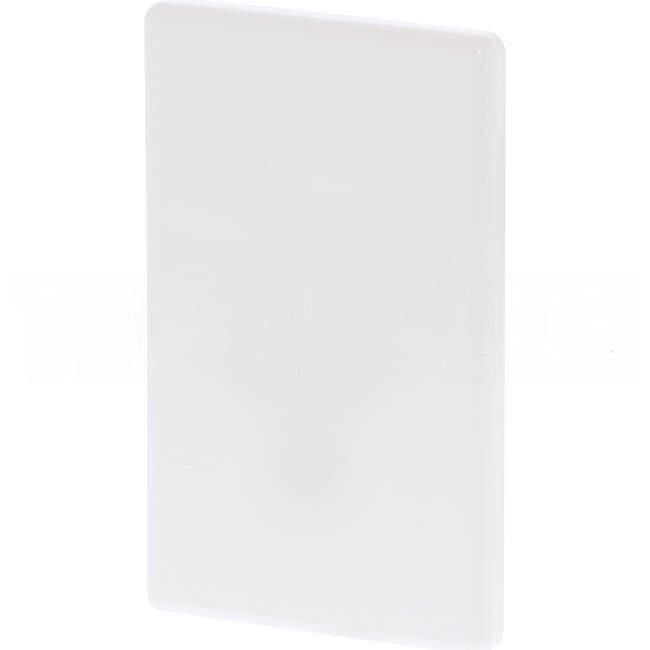 Tesla Slimline Blank plate White