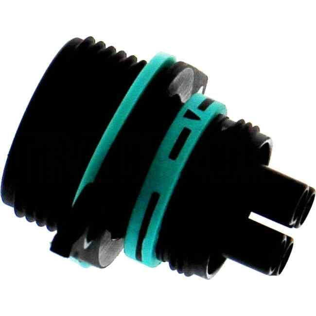 Power Flex Cables 4 Pole Female Panel Mount Connector Submersible IP68 - Default Title (THB.387.D4A.Z)