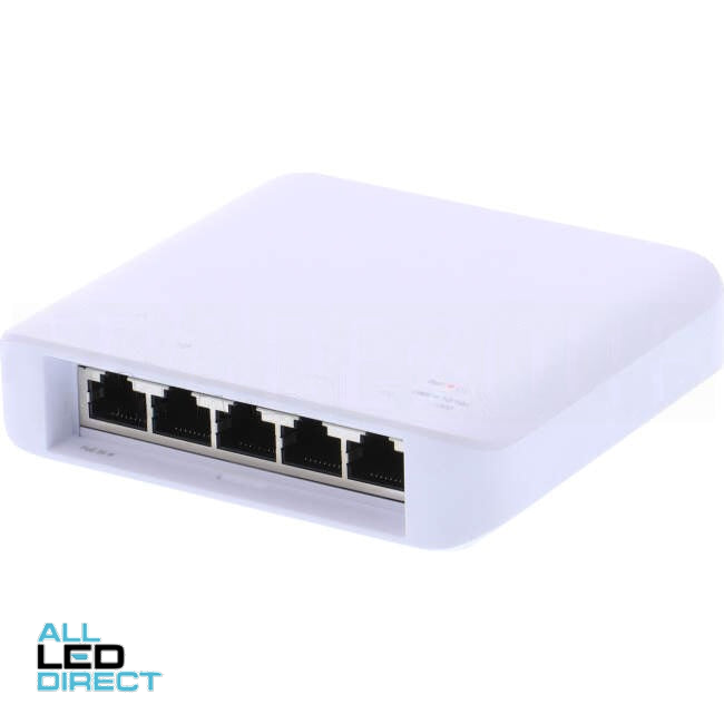 Ubiquiti UniFi USW Flex - Managed, Layer 2 Gigabit switch with auto-sensing 802.3af PoE support. 1x PoE In, 4x PoE Out