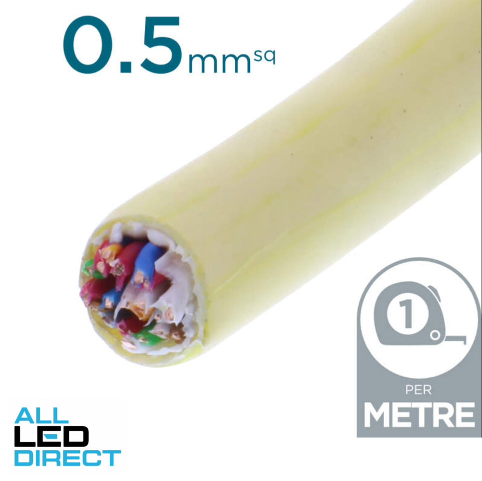 Garland 10 Pair Indoor Phone Cable Cream Per Metre