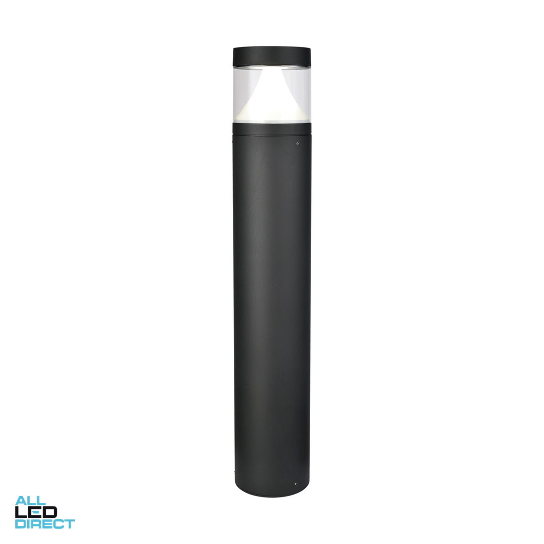 Vibe 8 W 800 mm LED Bollard Light IP65 Black 3000/4000 K ALL LED Direct