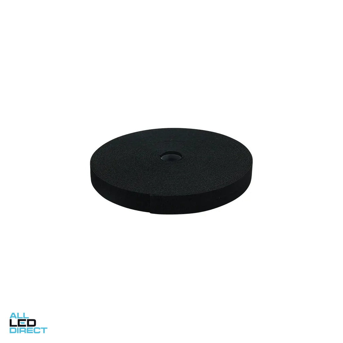 MSS Data 12mm x 25 Meter Pro Hook & Loop Tape Black 2 Pack ALL LED Direct