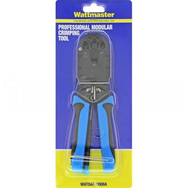 Wattmaster Professional Modular Crimper Tool For RJ Plugs