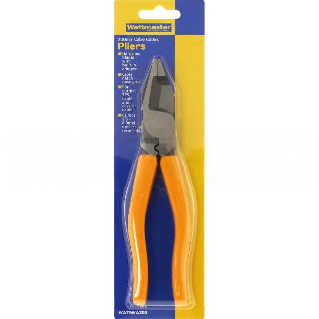 Wattmaster Pliers  Cable Cutting  200mm