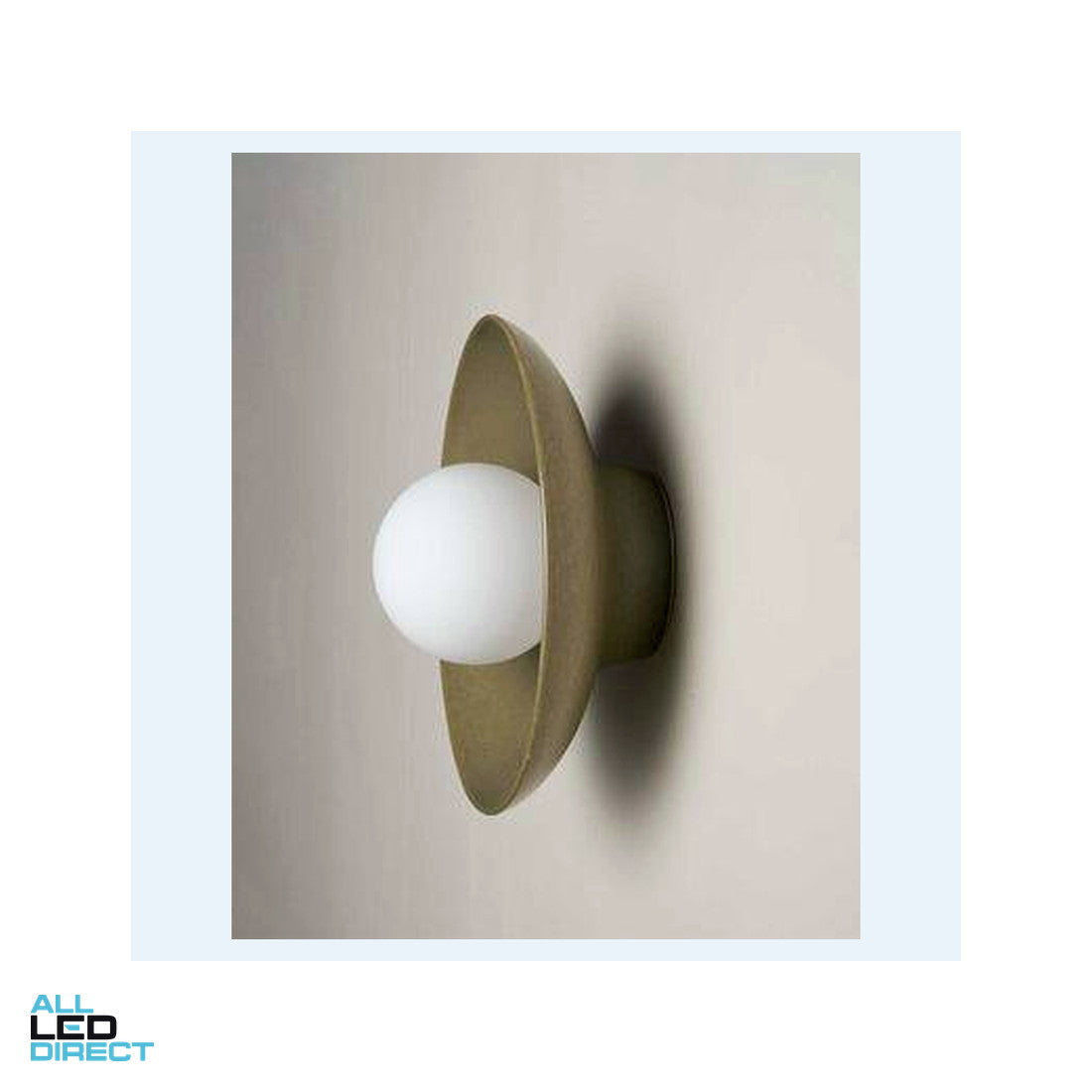 3W ceramic wall light olive Brights ALL LED Direct