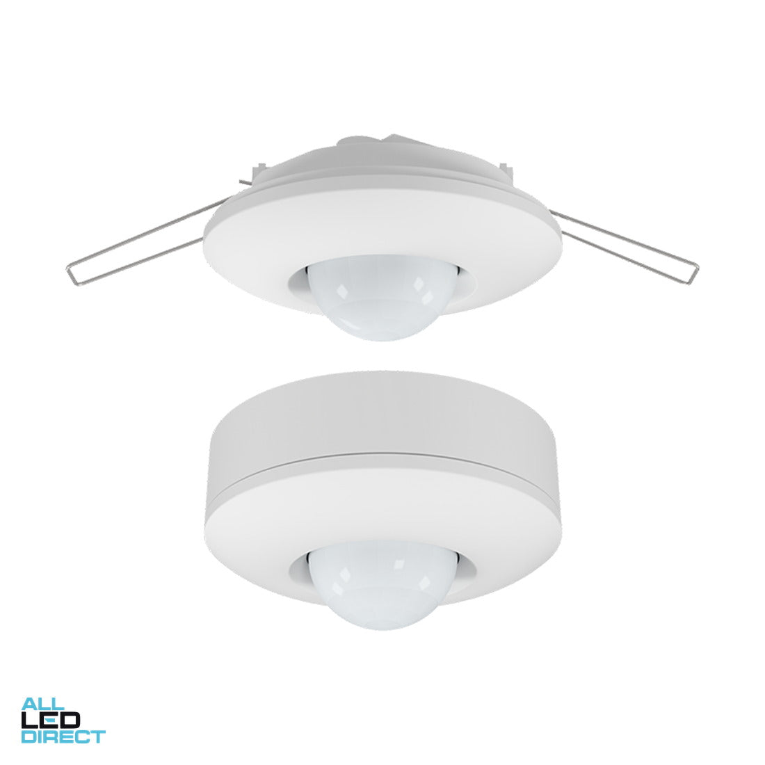 Matelec 360° Deluxe PIR Recessed/Surface Ceiling Movement Sensor IP20 White 22 m